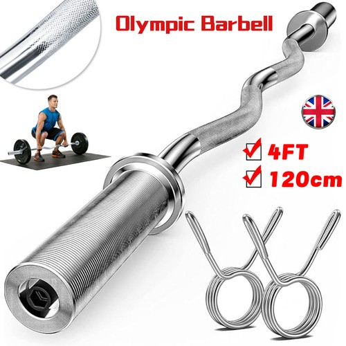 4ft olympic barbell - ez, curl