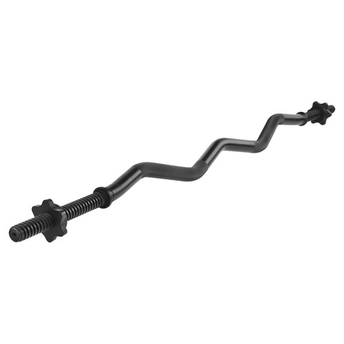 Black arm curl bar gym - ez,